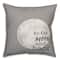 I Love You to the Moon and Back Reversible Throw Pillow